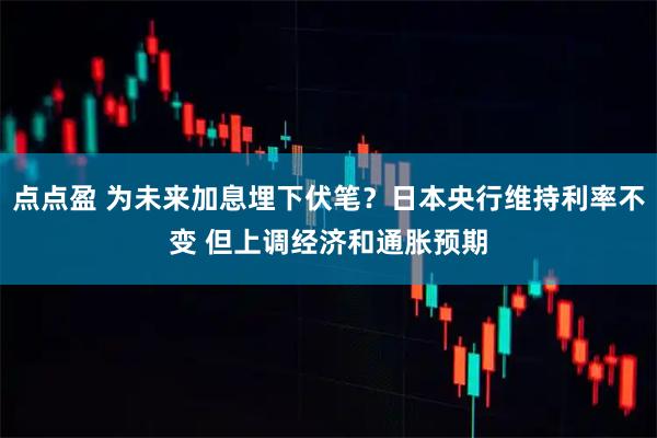 点点盈 为未来加息埋下伏笔？日本央行维持利率不变 但上调经济和通胀预期