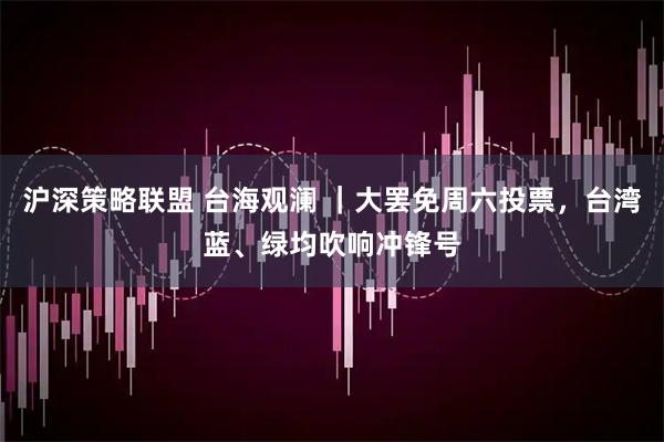 沪深策略联盟 台海观澜 ｜大罢免周六投票，台湾蓝、绿均吹响冲锋号