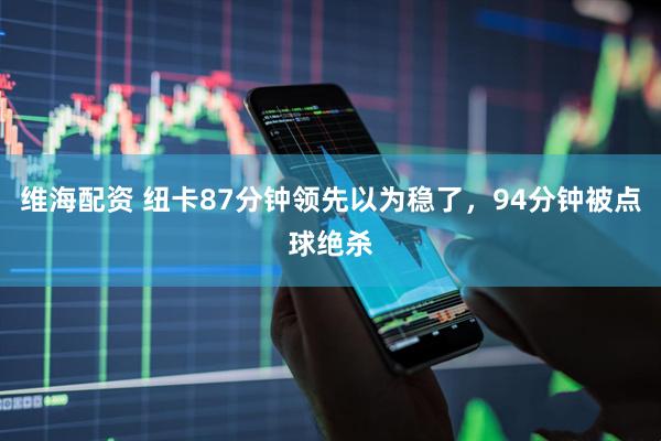 维海配资 纽卡87分钟领先以为稳了，94分钟被点球绝杀